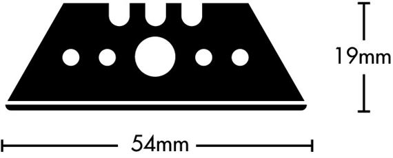 Replacement blades - Rounded edges - pkg/10