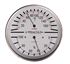 Fischer HYGROMETER / THERMOMETER Humidity and Temp - Dial w/White Face & Stainless steel case - 1