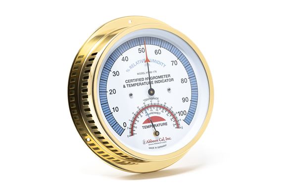 Precision Analog Thermometer / Humidity Gauge