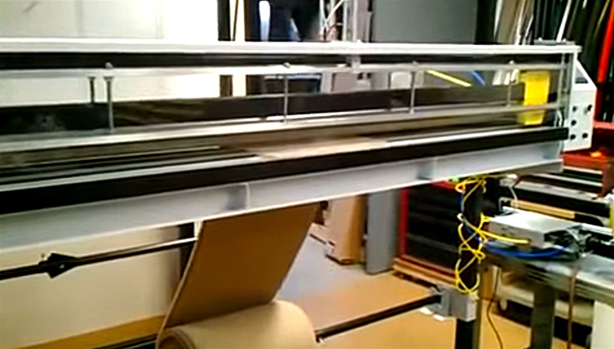 Pneumatic compression cutter 60 inch with double hold down Abbeon