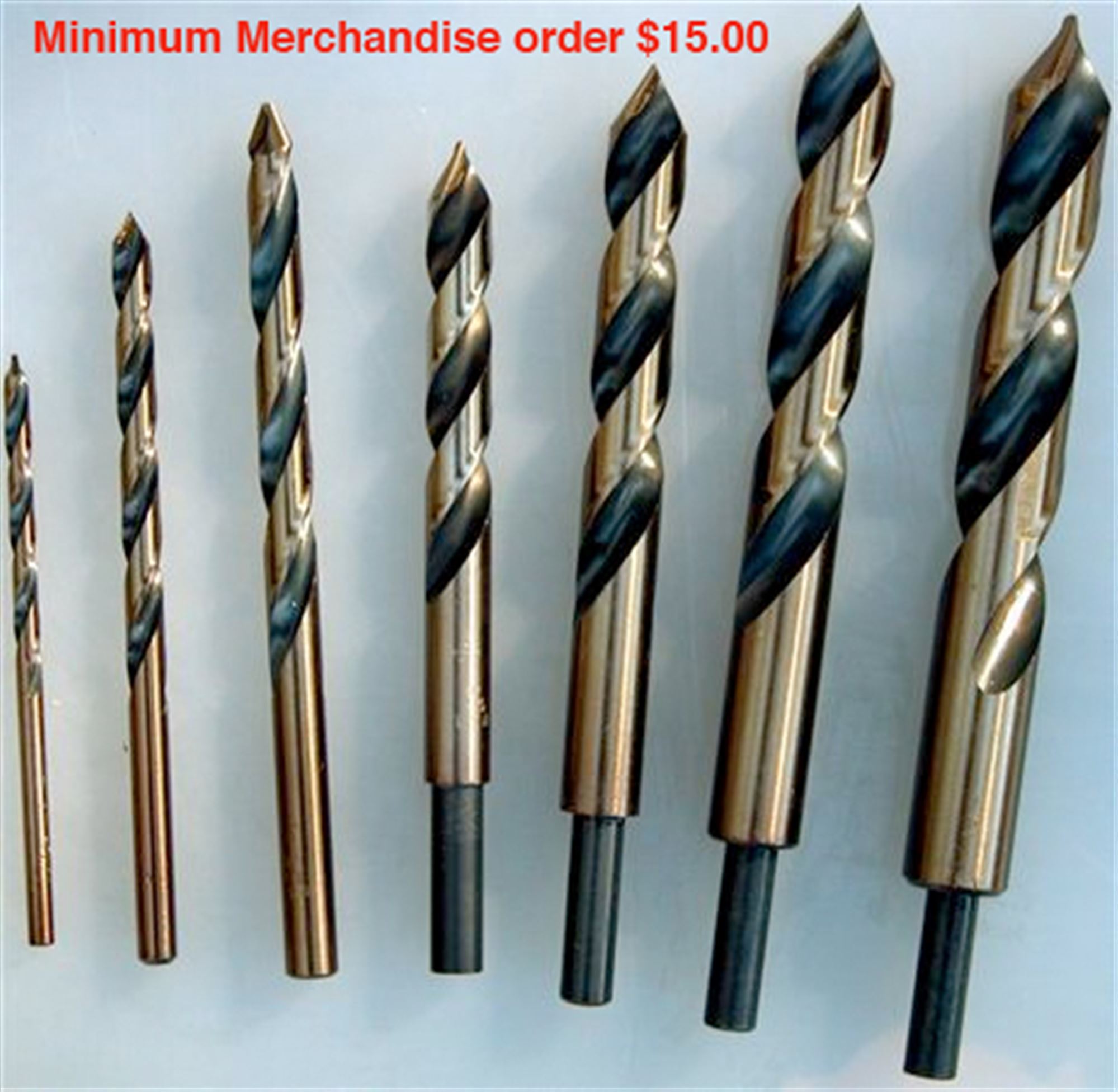 PlexiPoint Black and Gold Drill Bits Abbeon