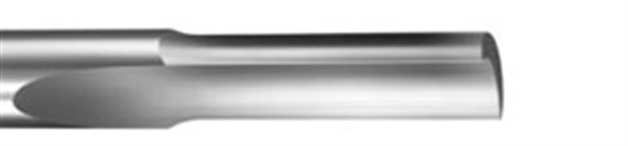 Solid Carbide Router Bits for Plastics. Single Edge "O" Flute Straight - Series 5400