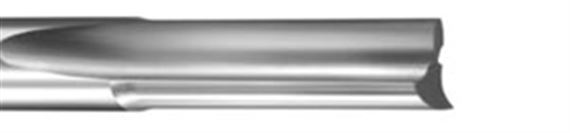 Solid Carbide Router Bits for Plastics. Double Edge "O" Flute Straight - Series 5500