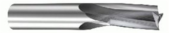 Solid Carbide Router Bits for Plastics. Three Flute Upcut Phenolic/Composite Spirals - Series 6100