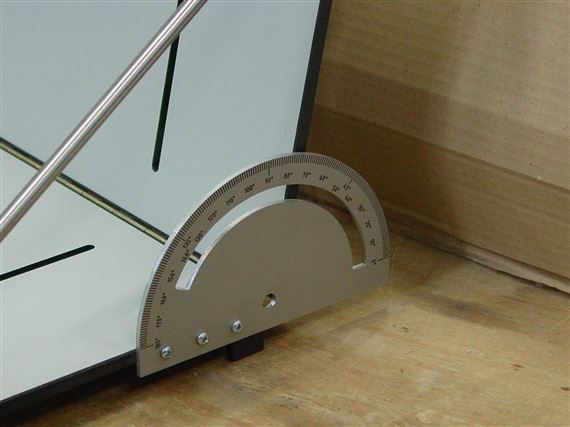 Protractor for bending fixture