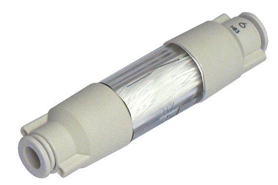 Inline micro air filter 