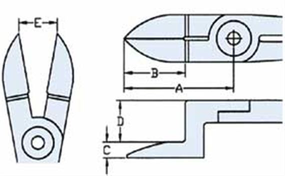 Offset AH Blades for GTNF10 GTNY10S and GTNF10 Nippers