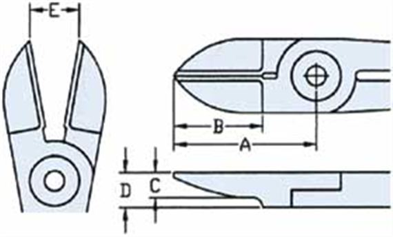 Standard AJ Blades for GTNF10 GTNY10S and GTNF10 Nippers