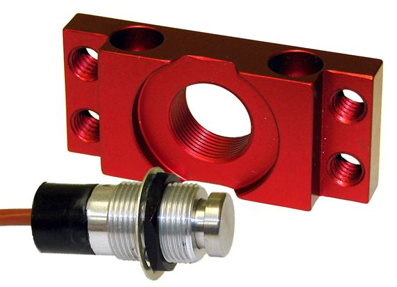 MOUNTING BRACKET Red Anodized Aluminum