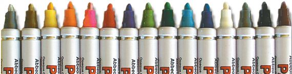 pkg/12 White Paint Pens