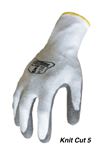 Knit Cut 5 Cut Resistant Polyethylene  Gloves, EN388 for Extreme cut hazards, 12 pack