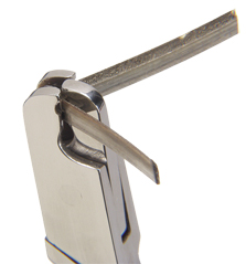 Flat wire crimper plier, for shaping blades.
(accessory item for the KITGJ4K Groove Jet Kit)